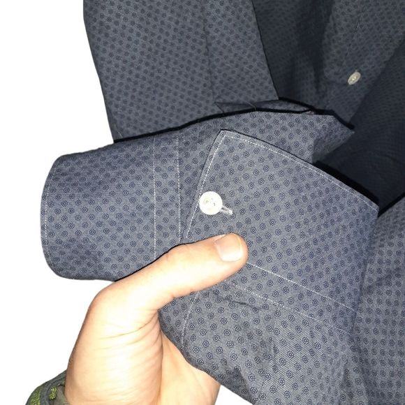 Eleventy "First Class - Midnight floral print" casual button down - Picture 6 of 9